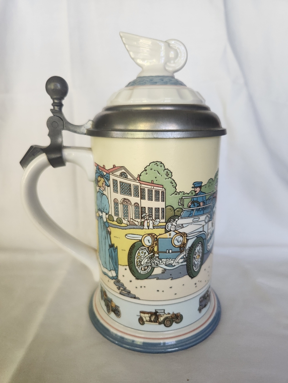 Villeroy & Boch Mettlach Centennial Car Beer Stein - Picture 4 of 14
